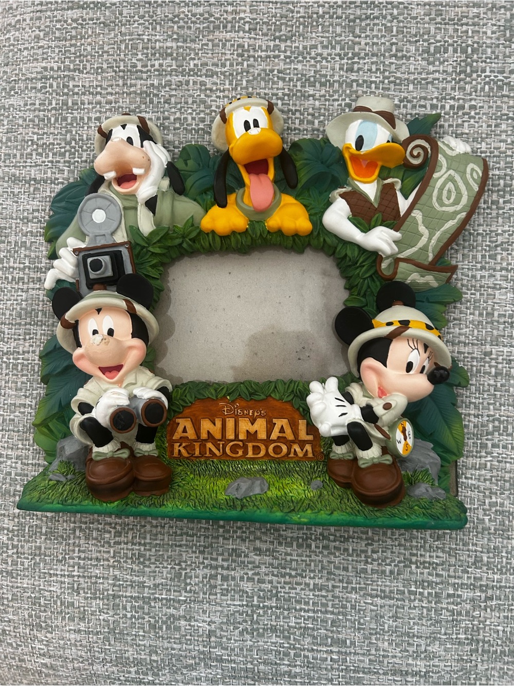 Disney Animal Kingdom Safari Photo Frame — Green, Yellow, Brown